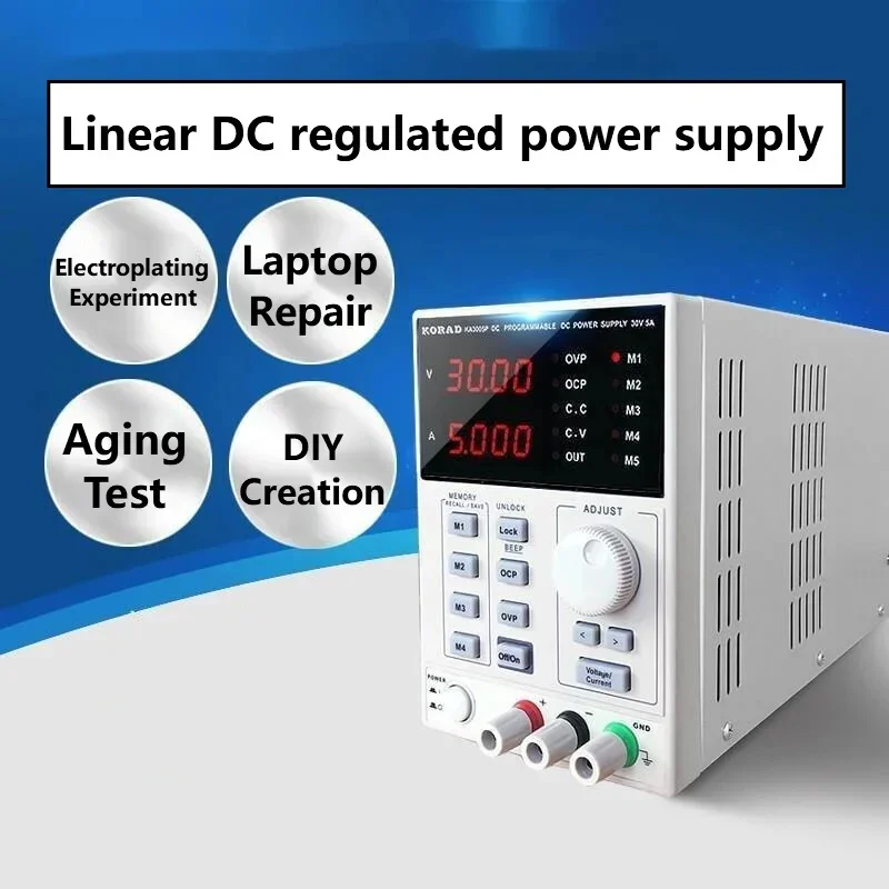 Programmable Linear Dc Power Supply 30V 10A - Catu Daya DC Linear yang Dapat