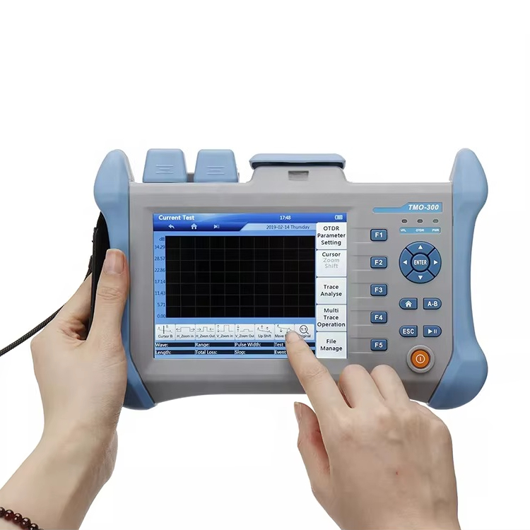 Optical Time Domain Reflectometer Otdr 1310 1550Nm - OTDR Genggam 120KM 1310/1550nm Terintegrasi VFL
