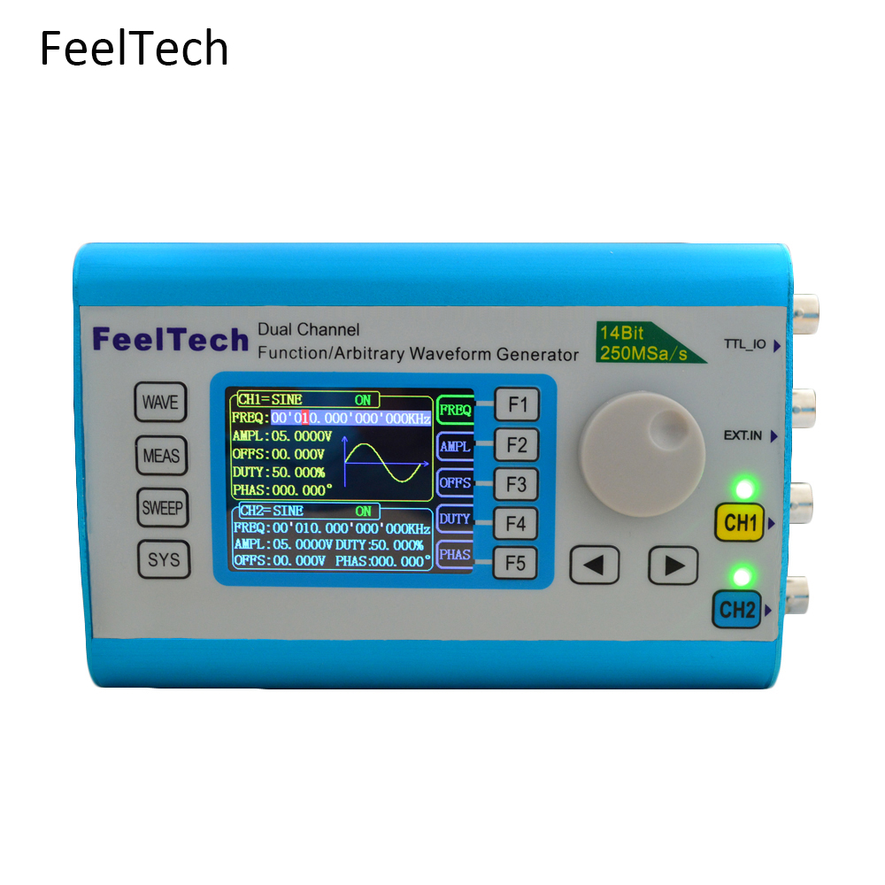 Dual Channel Arbitrary Waveform Function Generator 60Mhz - FY6300 Generator Sinyal Bentuk Gelombang Arbitrer