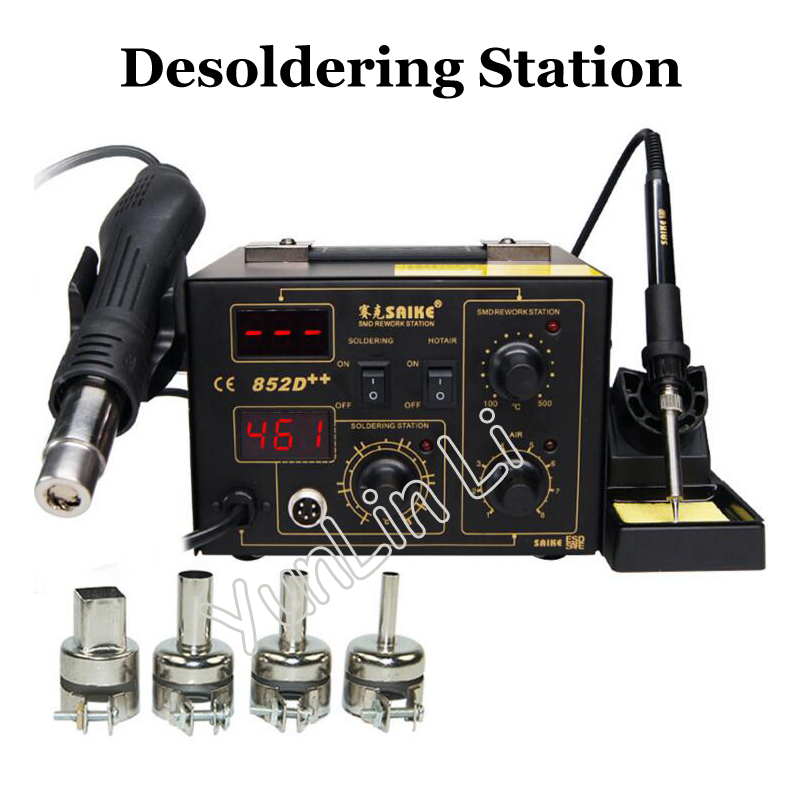 Display Digital daya tinggi 85 - Smd Rework Station Hot Air Soldering 2 In 1 ulasan dan harga