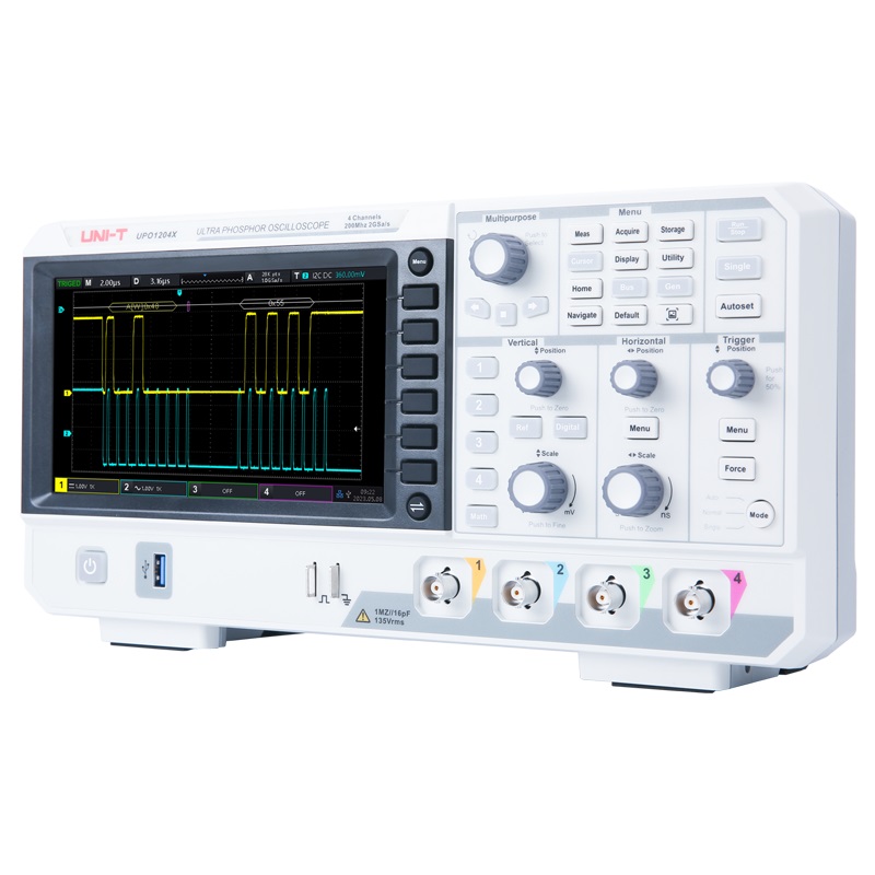 Osiloskop Digital UNI-T UPO110 - Digital Storage Oscilloscope 4 Channel 100Mhz ulasan dan harga
