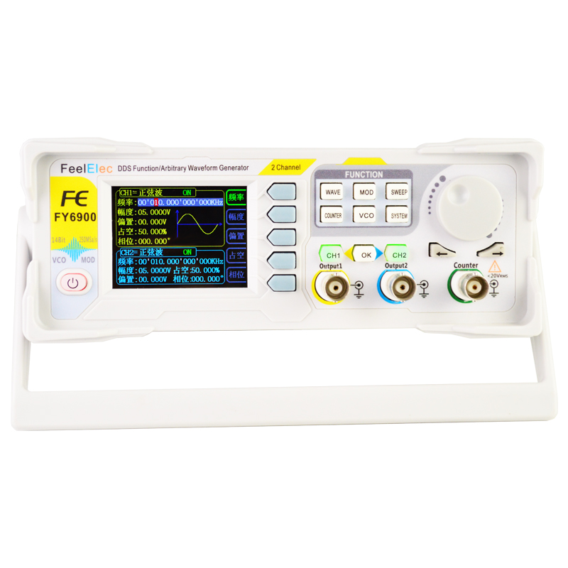 Generator Sinyal Fungsi KKmoon - Dual Channel Arbitrary Waveform Function Generator 60Mhz ulasan dan harga