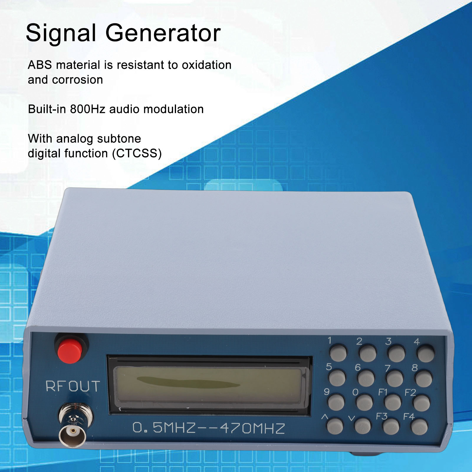 Generator Sinyal RF Modulasi A - Rf Signal Generator 0.5Mhz To 470Mhz ulasan dan harga