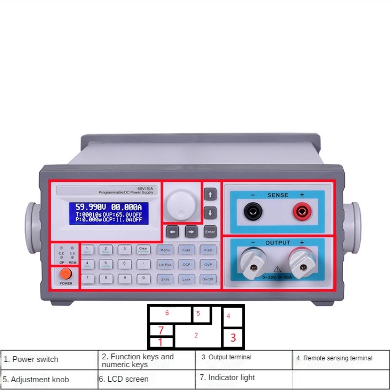 Catu daya DC terprogram yang d - Programmable Linear Dc Power Supply 30V 10A ulasan dan harga