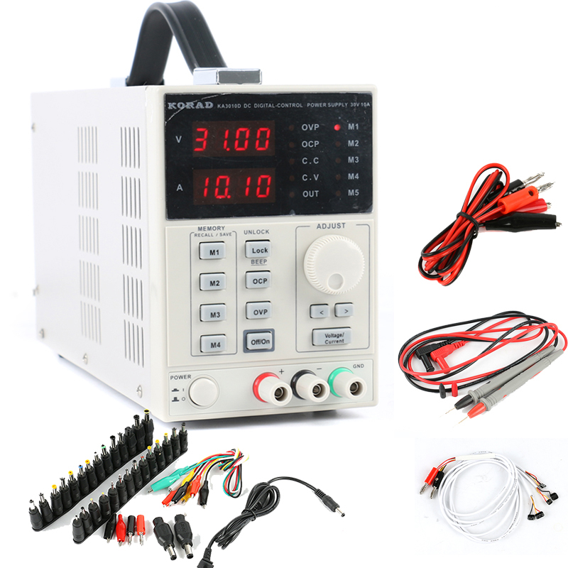 KORAD KA3010D Catu Daya DC Dig - Programmable Linear Dc Power Supply 30V 10A ulasan dan harga