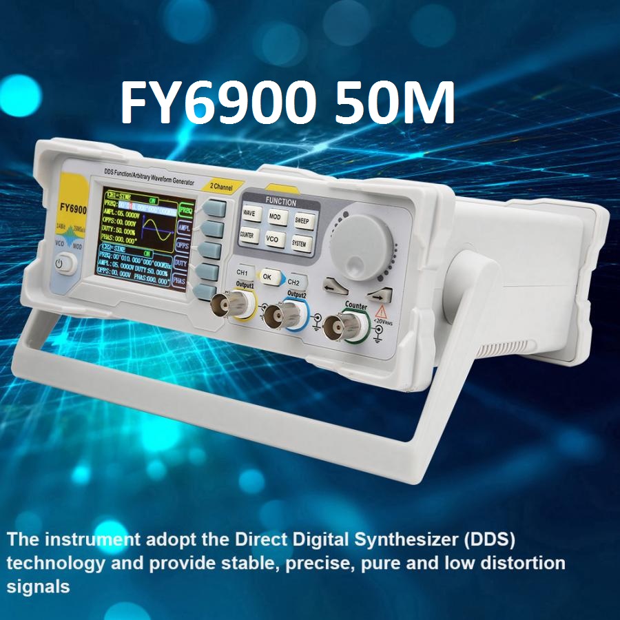 Feelelec FY6900 0-60MHz Fungsi - Dual Channel Arbitrary Waveform Function Generator 60Mhz ulasan dan harga