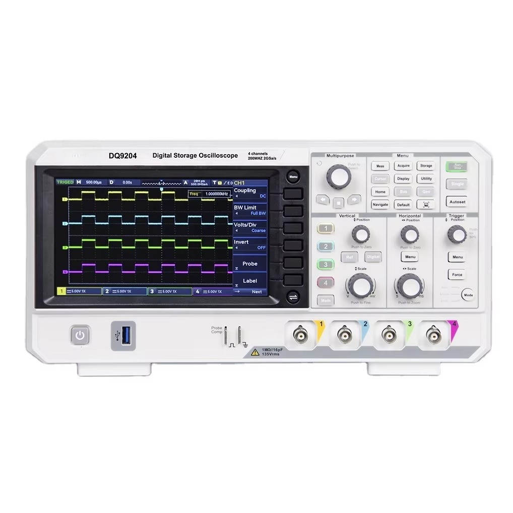 DQ9104 DQ9204 OSCILLOSKOP DIGI - Digital Storage Oscilloscope 4 Channel 100Mhz ulasan dan harga