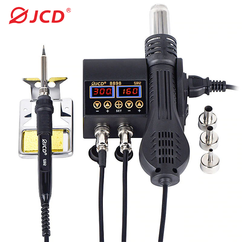 2 In 1 750W Pistol Udara Panas - Smd Rework Station Hot Air Soldering 2 In 1 ulasan dan harga