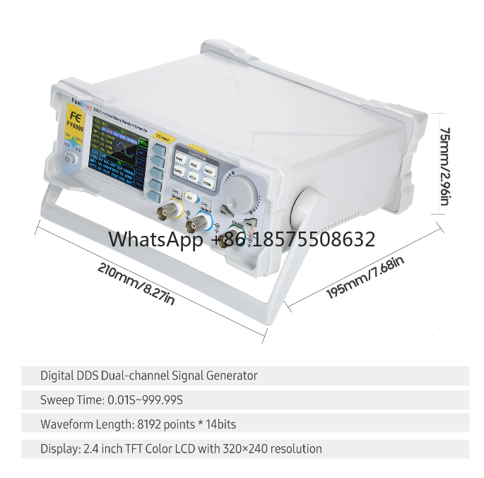 Generator Sinyal Fungsi 60MHz  - Dual Channel Arbitrary Waveform Function Generator 60Mhz ulasan dan harga