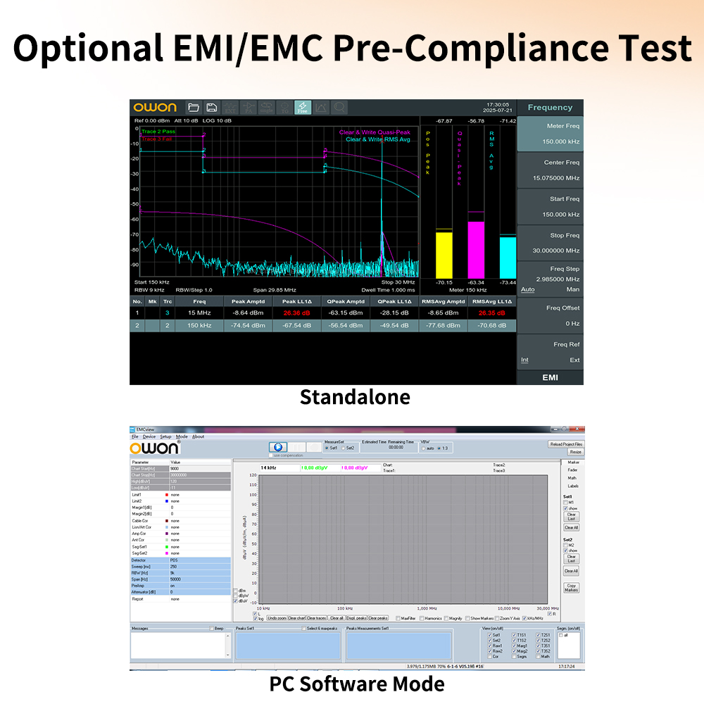 OWON Spectrum Analyzer Dengan  - Spectrum Analyzer Tracking Generator 1.5Ghz ulasan dan harga