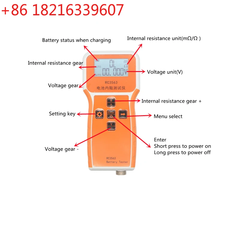 TAO RC3563 Baru Detektor Resis - Battery Internal Resistance Tester Four Wire ulasan dan harga