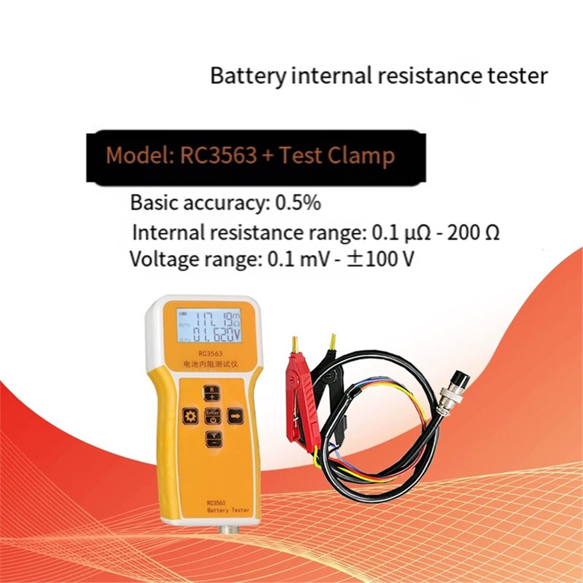 RC3563 Detektor Resistansi Int - Battery Internal Resistance Tester Four Wire ulasan dan harga